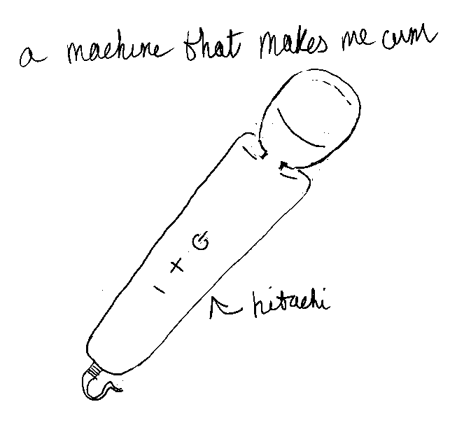 a machine that makes me cum (hitachi)