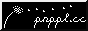 Stark image of fluffy dandelion and the words 'pnppl.cc' being blown in the wind
